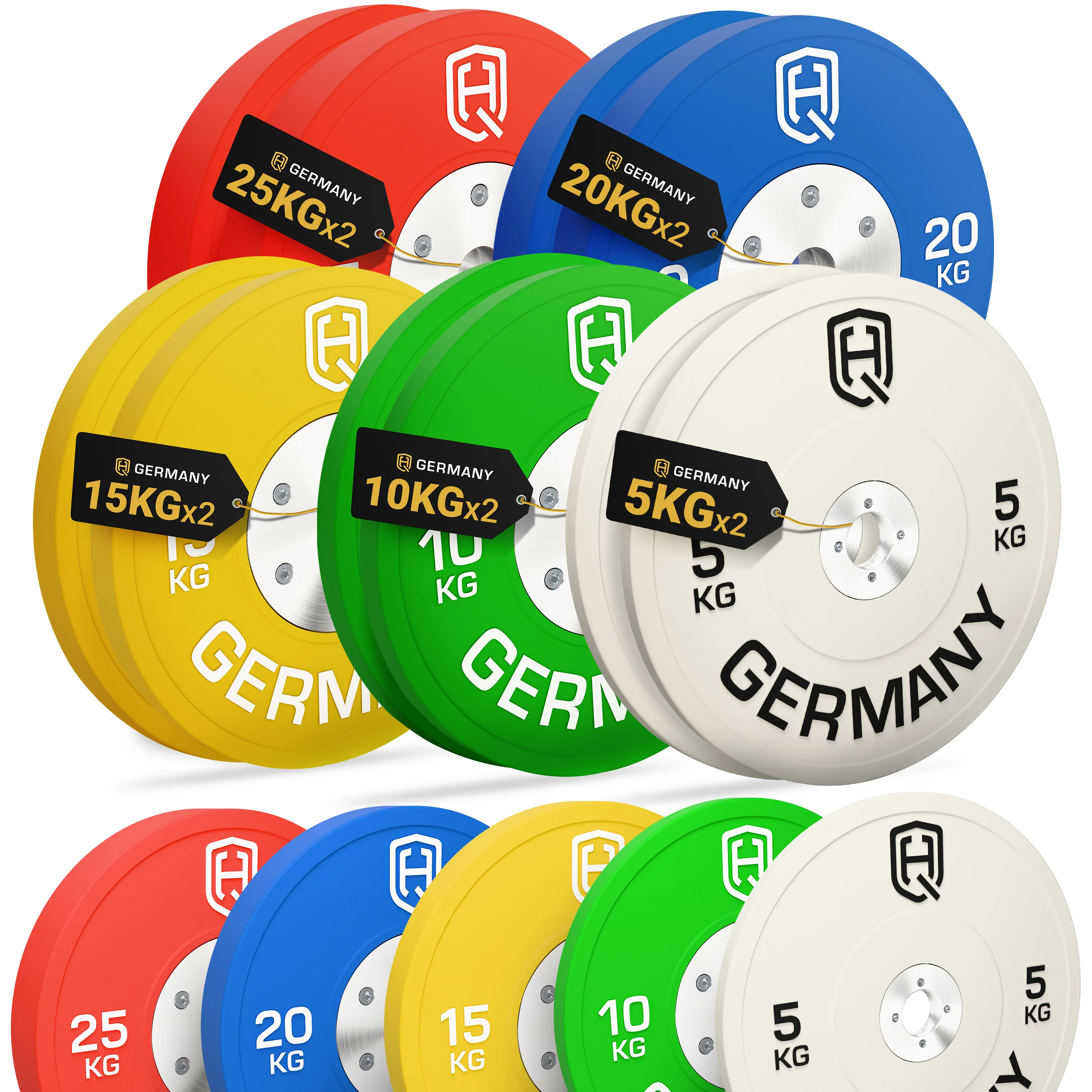 Competition Bumper Plate Set - Starter / Advanced / Pro / Elite
