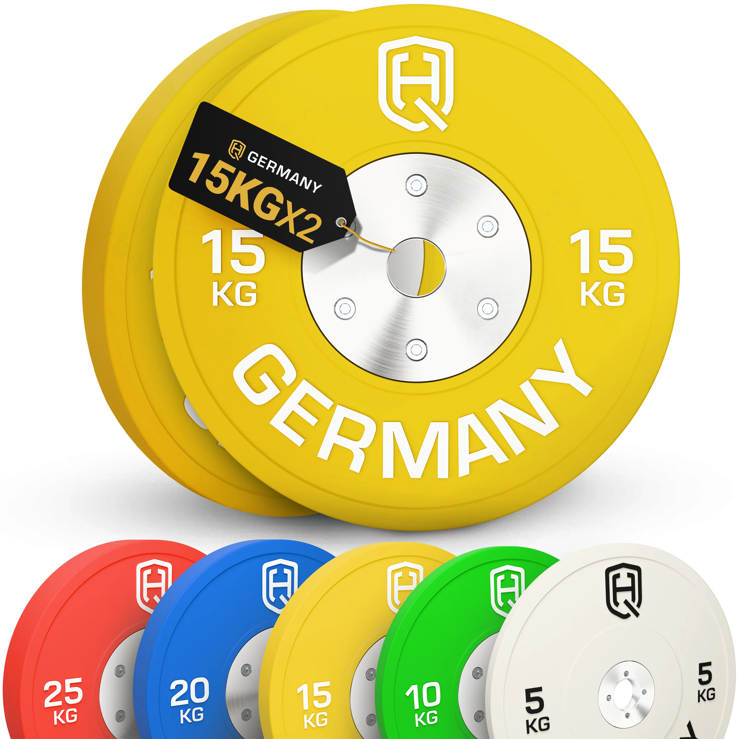 Competition Bumper Plates 5-25KG | Paar/Set - Image 4