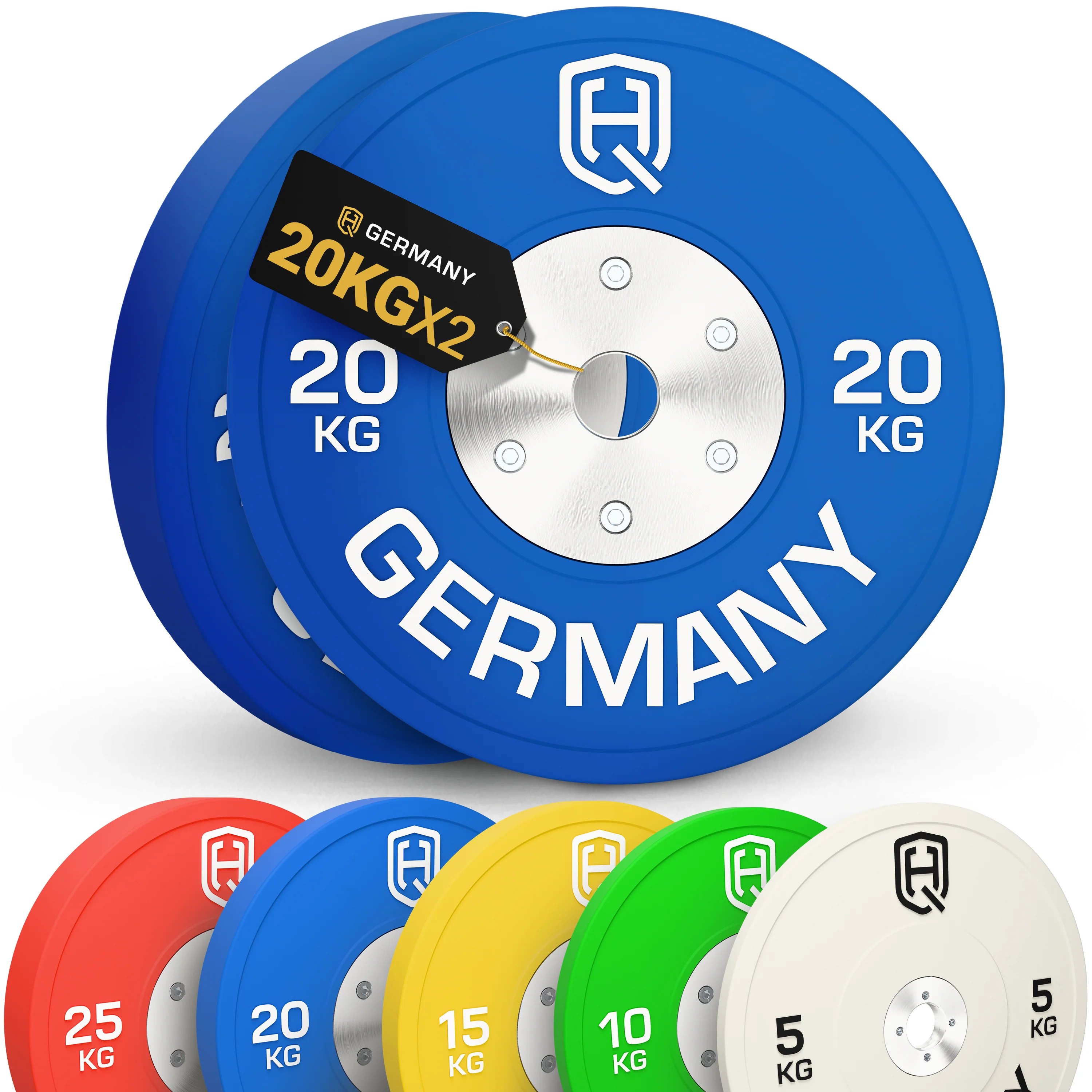 Competition Bumper Plates 5-25KG | Paar/Set - Image 5
