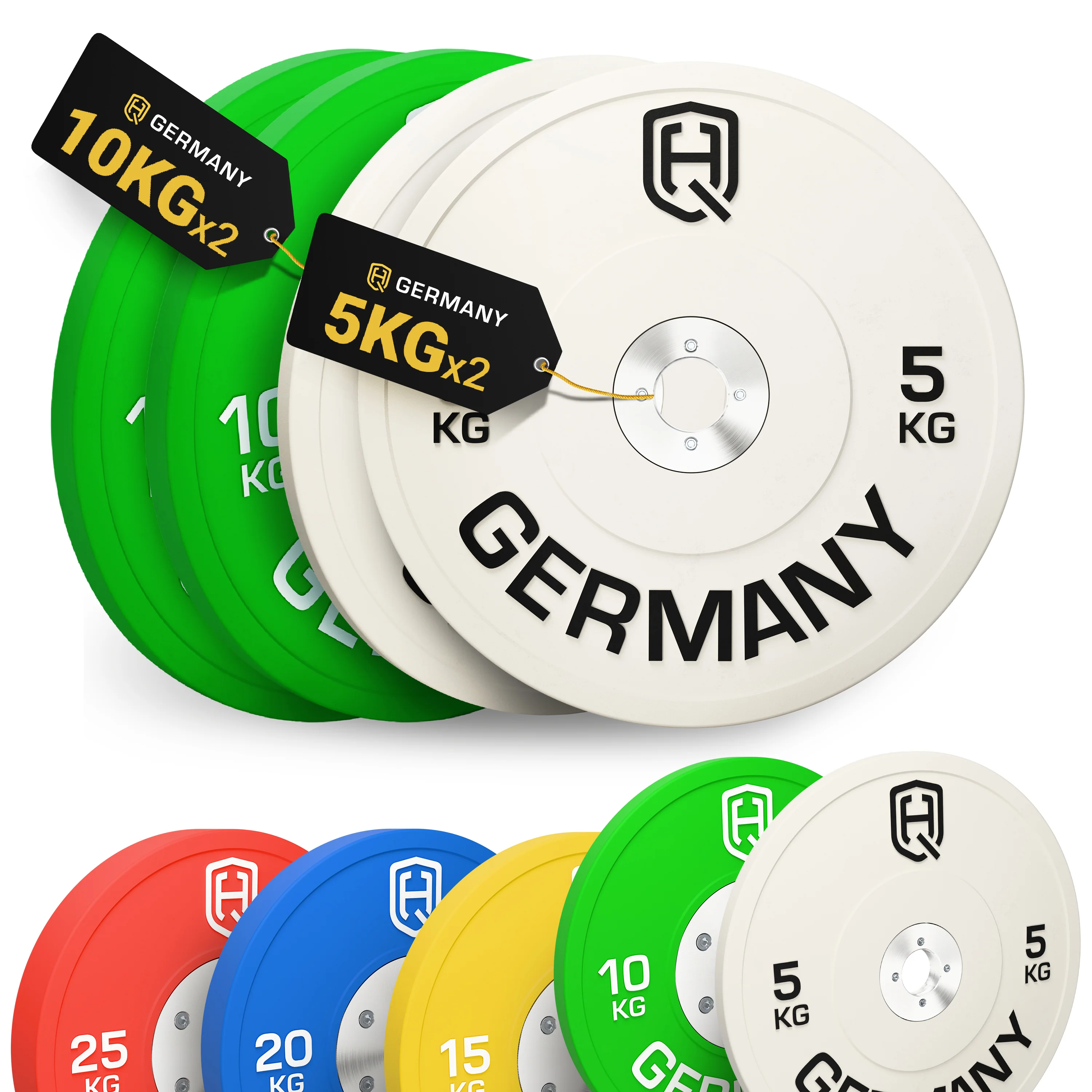 Competition Bumper Plates 5-25KG | Paar/Set - Image 7