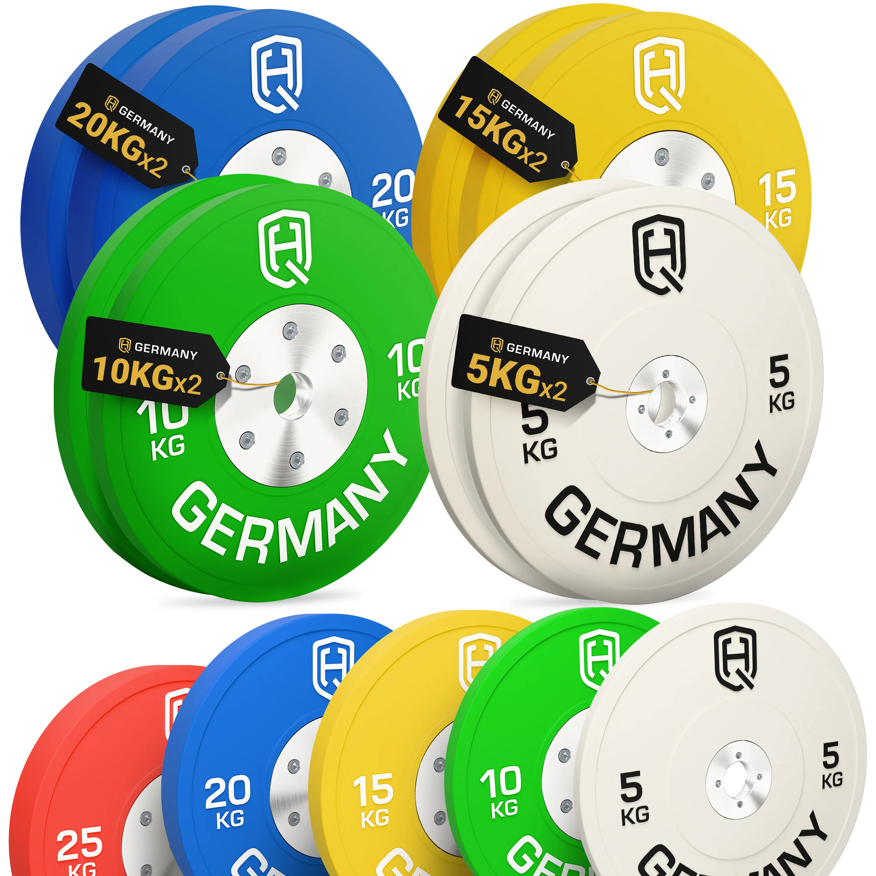 Competition Bumper Plates 5-25KG | Paar/Set - Image 9