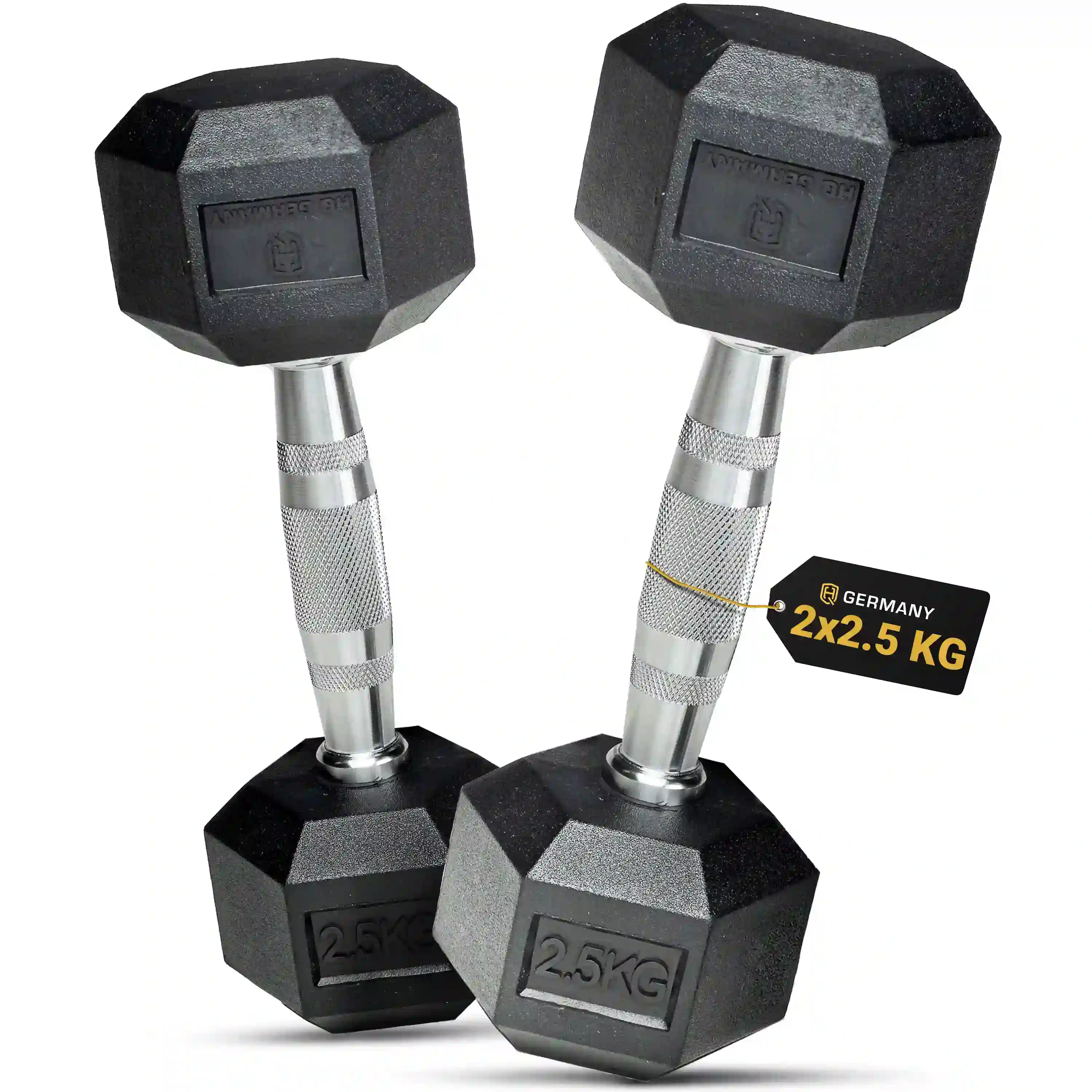 Hexagon Hantel Paar | 2.5 - 37.5kg - Image 2