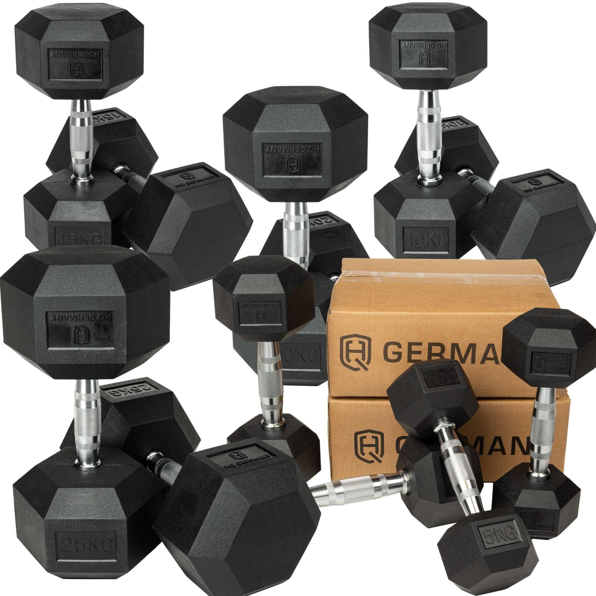 Hexagon Hantel Set