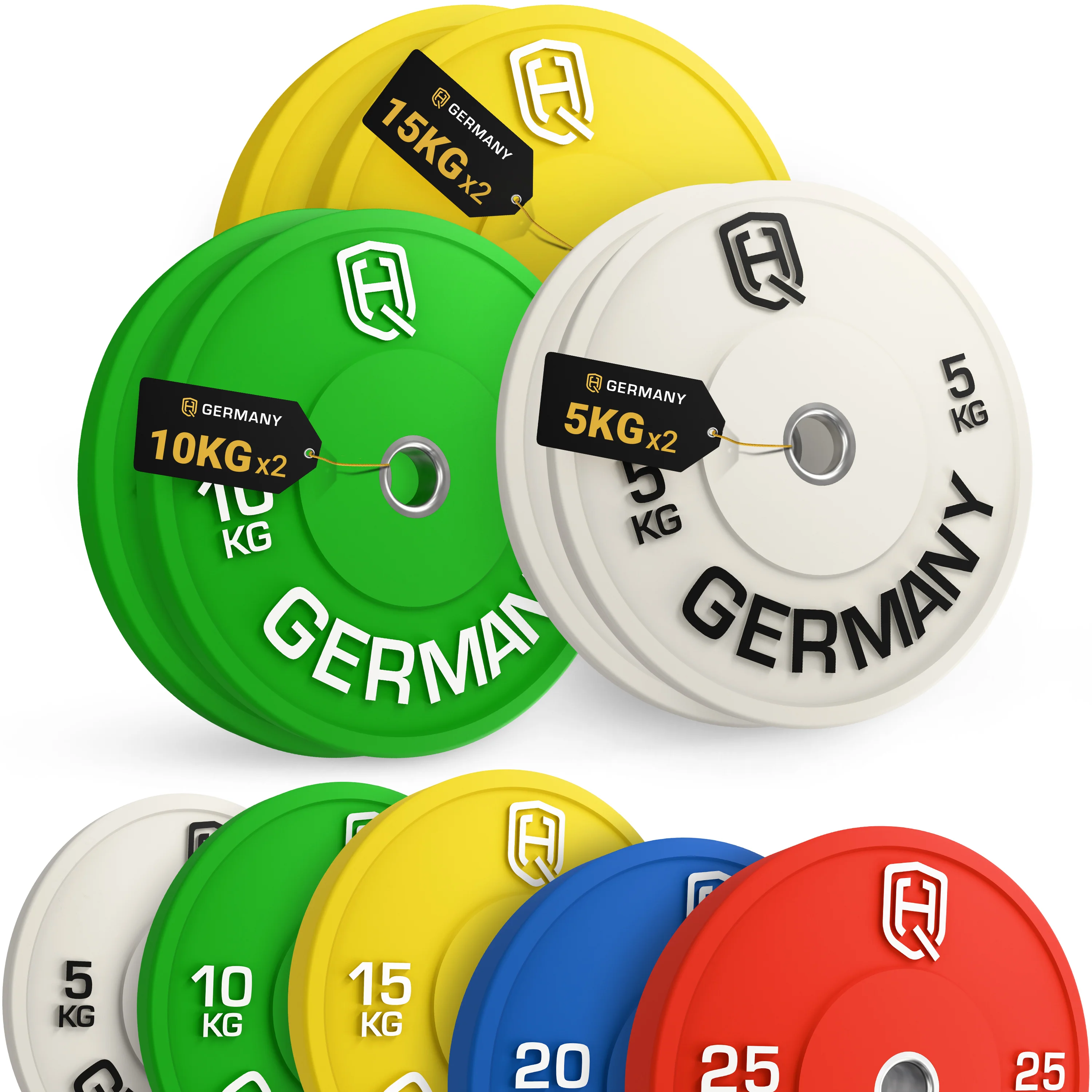 Olympic Bumper Plates 5-25KG | Paar/Set - Image 8