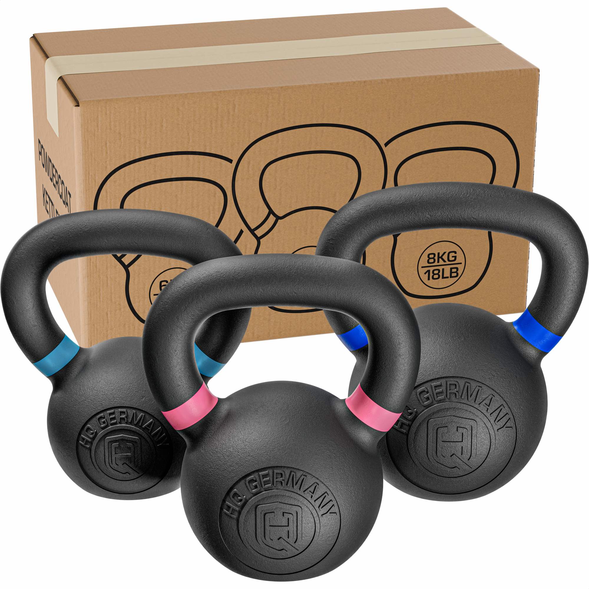 Powdercoat Kettlebell Set - Image 4